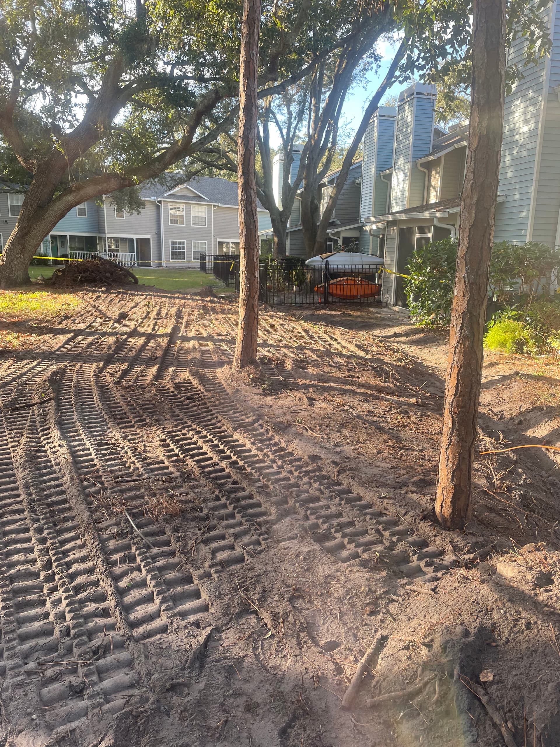 Gallery photos for Backyard Drainage Swale Fixes Runoff Flooding Near Foundation: Image #4
