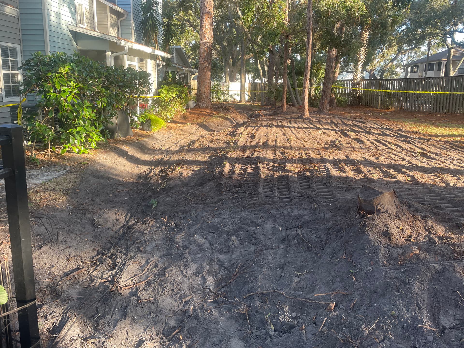 Gallery photos for Backyard Drainage Swale Fixes Runoff Flooding Near Foundation: Image #7