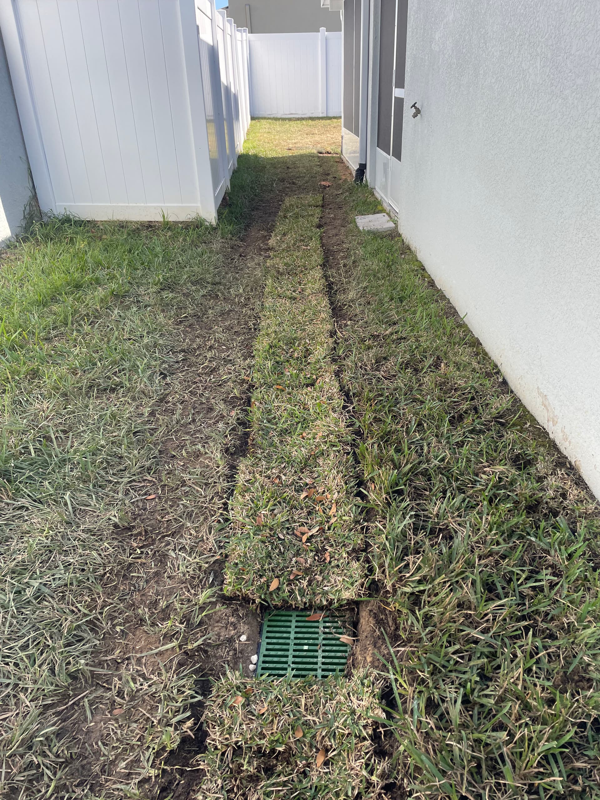 Gallery photos for Drainage System Installed to Protect a New Screened-In Addition: Image #6