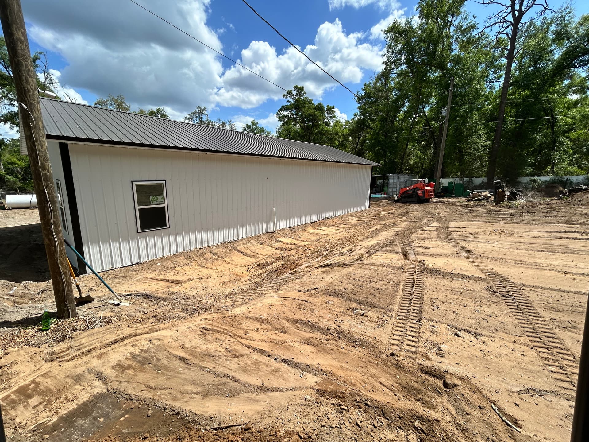 Land Clearing and Drainage Swale Cut for Office Building image