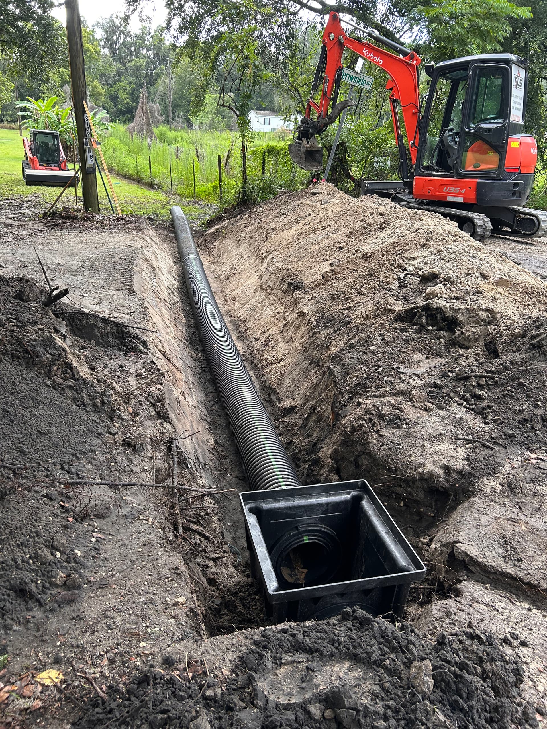 Gallery photos for Road Washout Fixed With Ditch Line, Catch Basin and Culvert: Image #8