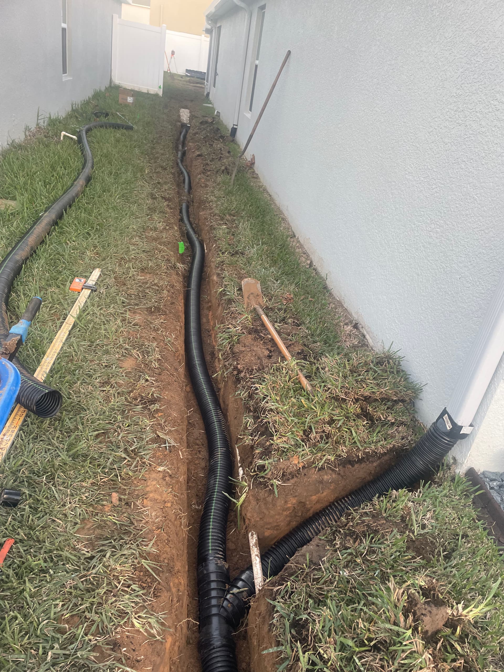 Gallery photos for Drainage System Installed to Protect a New Screened-In Addition: Image #5