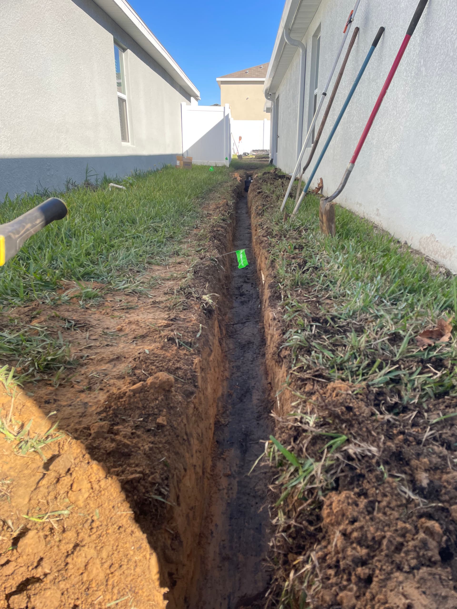 Gallery photos for Drainage System Installed to Protect a New Screened-In Addition: Image #4