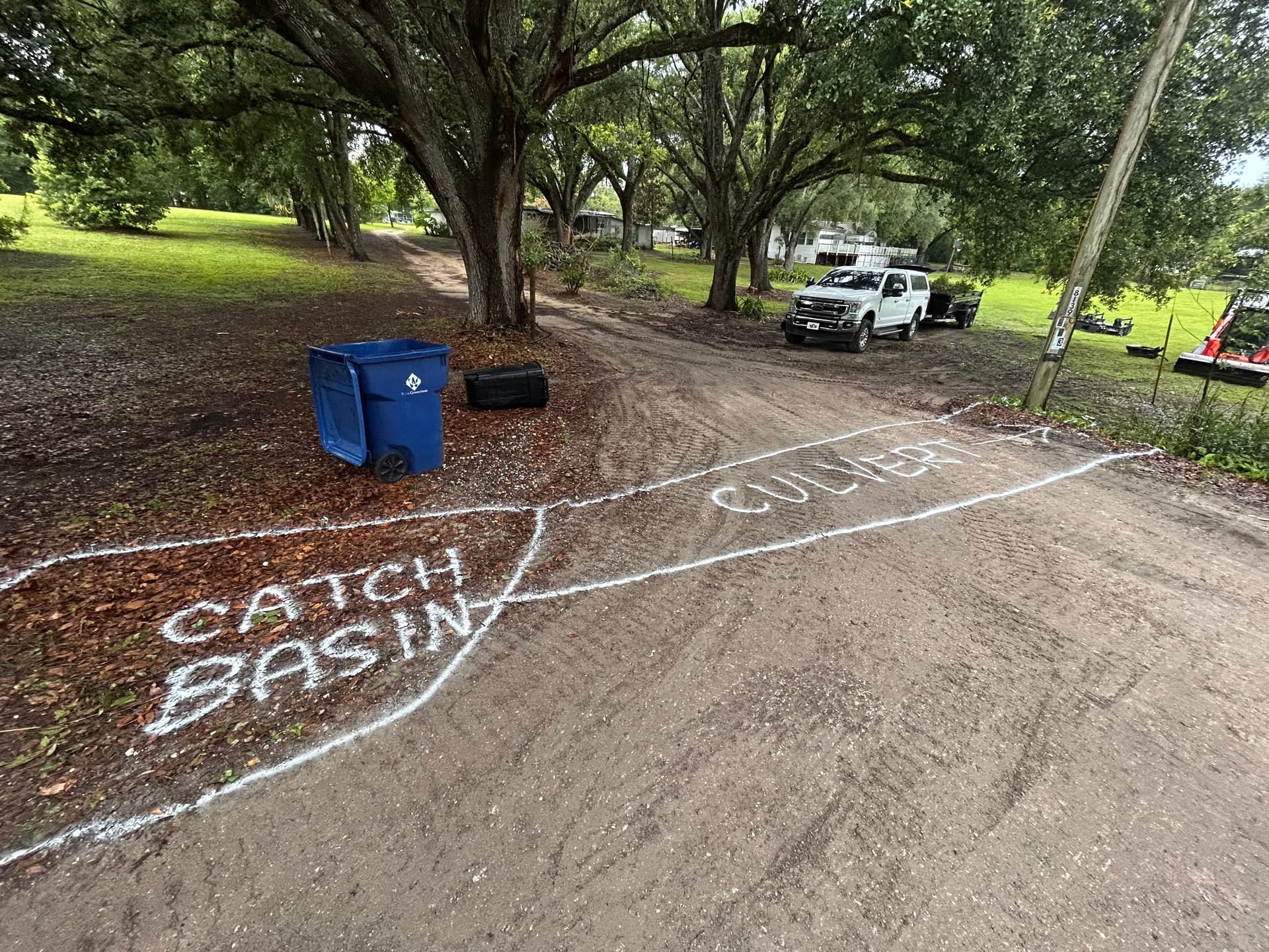 Gallery photos for Road Washout Fixed With Ditch Line, Catch Basin and Culvert: Image #4