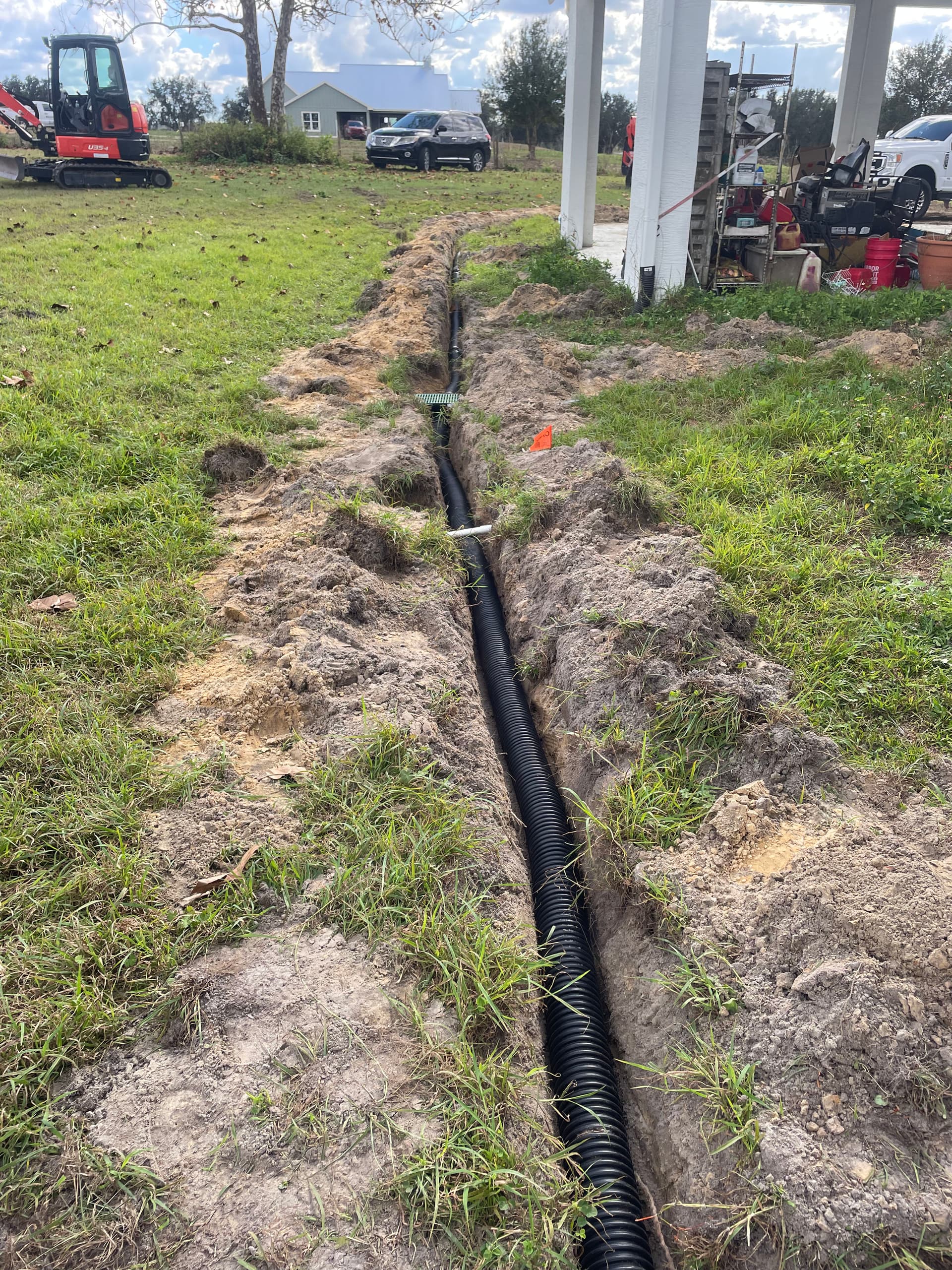 Gallery photos for Downspout Tie-In and Catch Basin Drainage System Install: Image #4