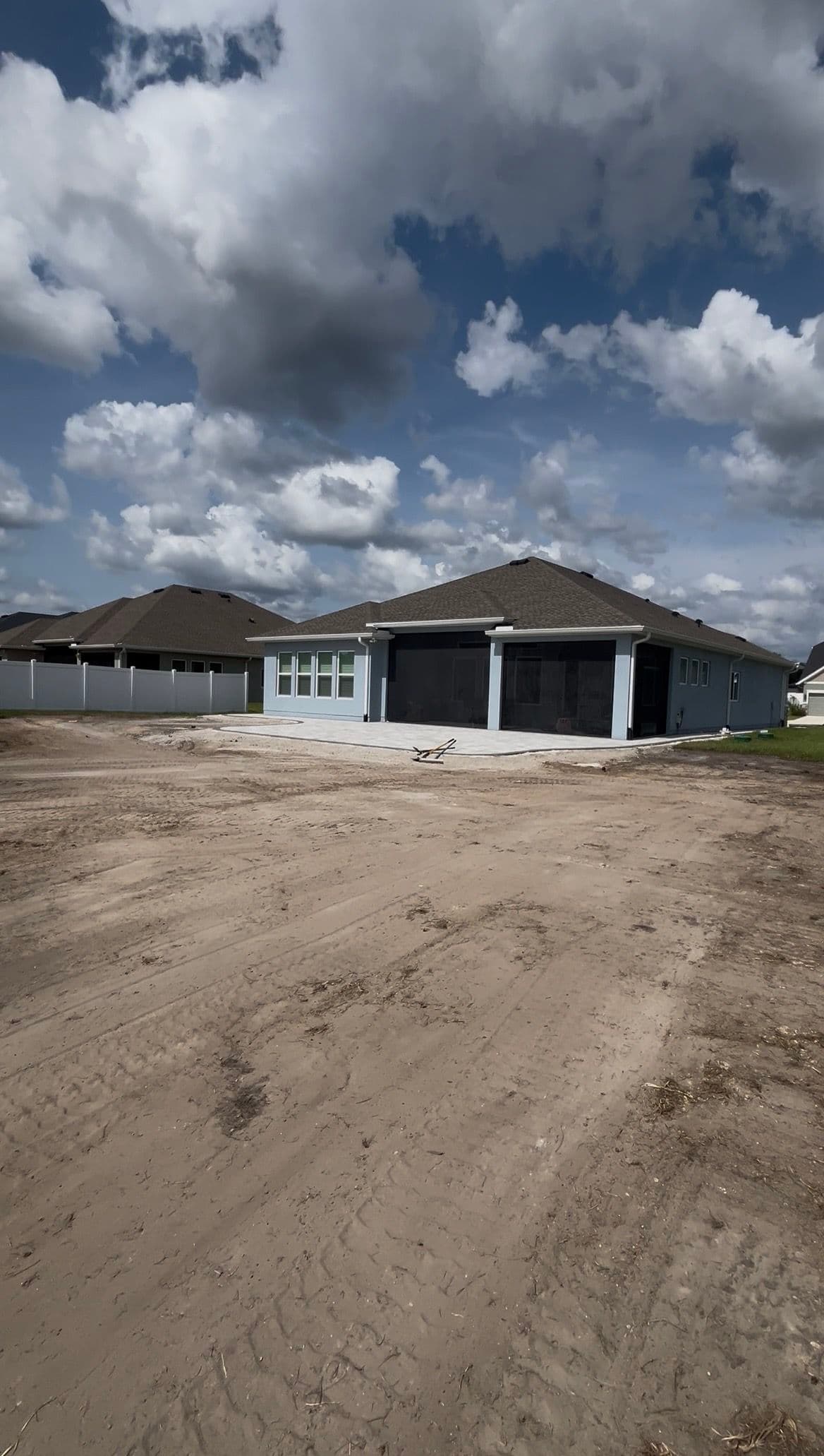 Gallery photos for Drainage Correction and Bahia Sod Install Next to a New Paver Patio: Image #6