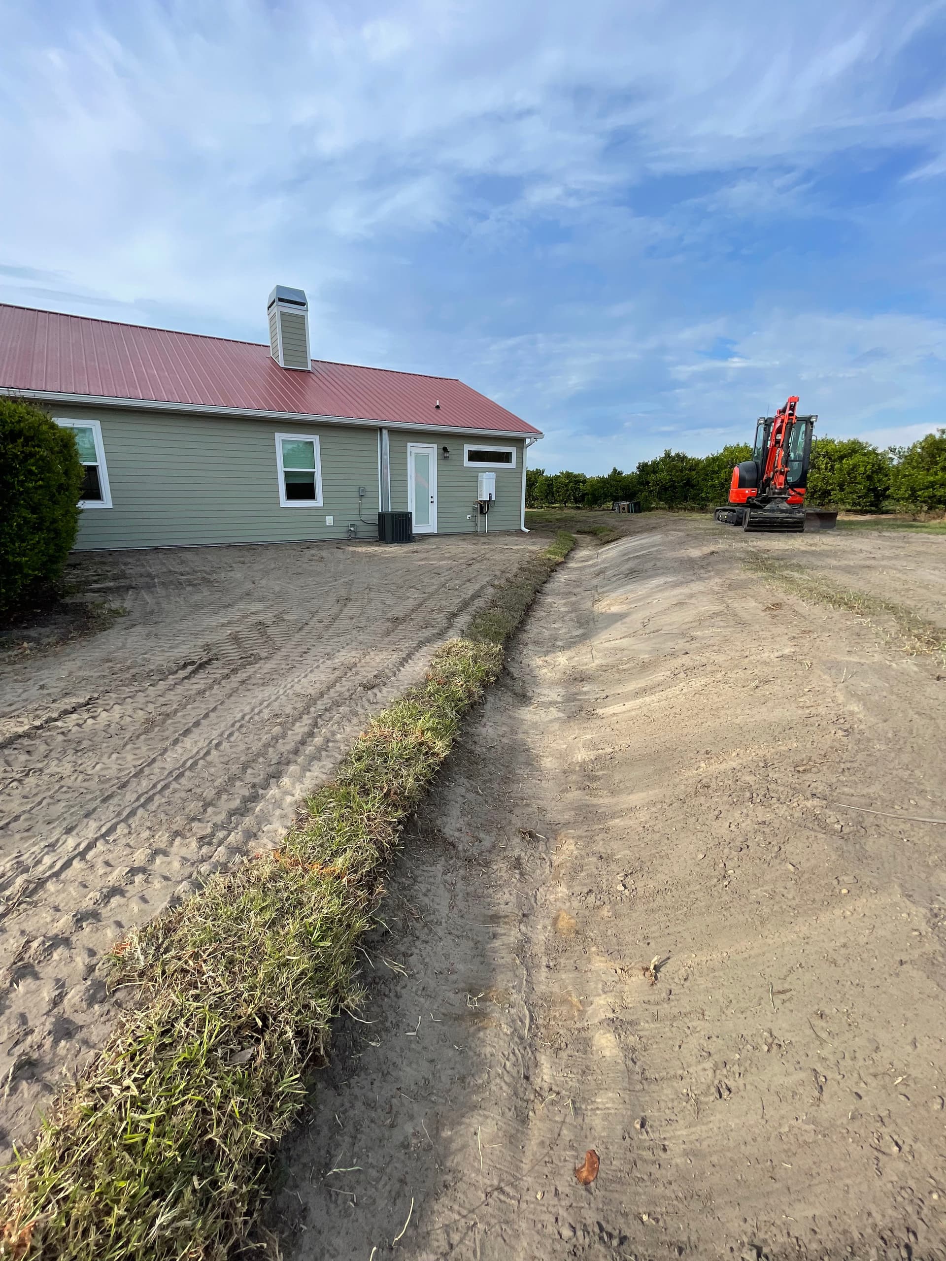 Gallery photos for Final Grade Correction and Drainage Fix After Home Addition: Image #7